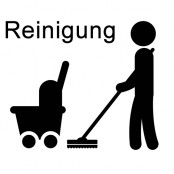 Fußbodenreinigung - routinemäßige Reinigung