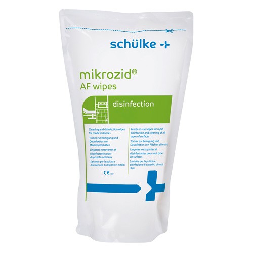 Schülke Mikrozid AF Tücher, 150 Tücher Nachfüllpack.