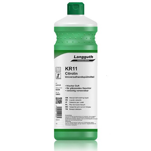 Langguth Citrolin KR11 Handspülmittel grün, 1 ltr.