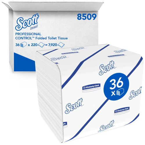 Kimberly-Clark 8509 Scott Control Toilettenpapier - Einzelblattsystem