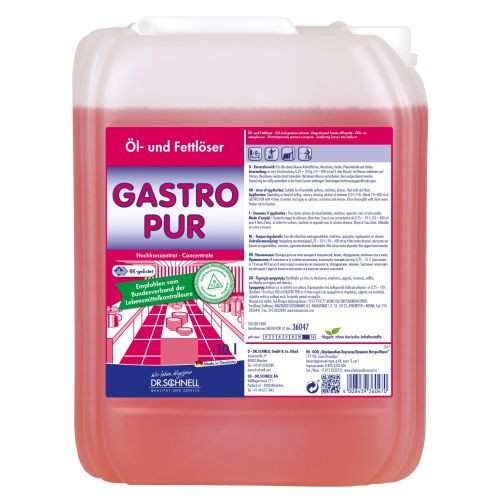 Dr. Schnell Gastro Pur Öl und Fettlöser 10 ltr.