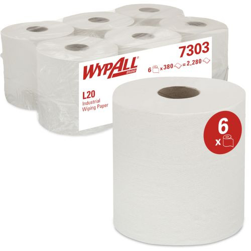 Kimberly-Clark 7303 Wypall L20 Wischtücher - Zentralentnahme