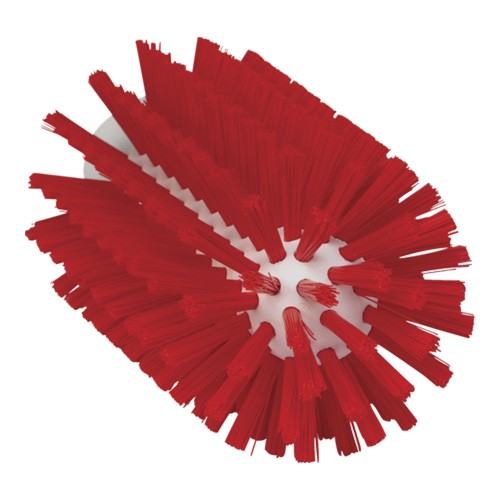 Vikan Rohrbürste für Stiel, Ø 77 mm, medium Borste, rot