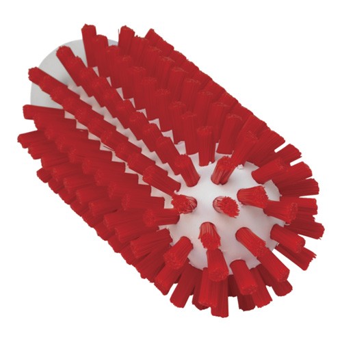 Vikan Rohrbürste für Stiel, Ø 50 mm, harte Borste, rot