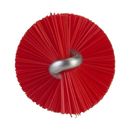 Rohrbürste Vikan, 500 mm, 20 mm Durchmesser rot