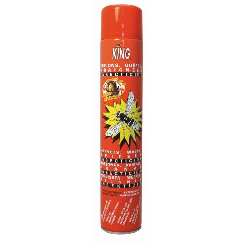 KING Insektenvernichtungsmittel gegen Wespen & Hornissen 750 ml Spray