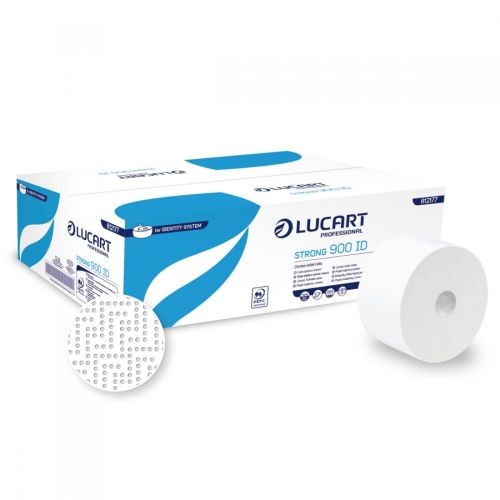 Lucart Toilettenpapier Jumbo Rolls 2-lag. Strong 900 ID