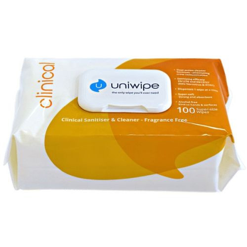 Uniwipe PRO Clinical - gebrauchsfertige Desinfektionstücher 38x25 cm