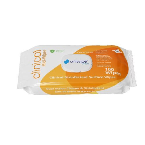 Clinical MIDI Wipes - gebrauchsfertige Desinfektionstücher 22x20 cm