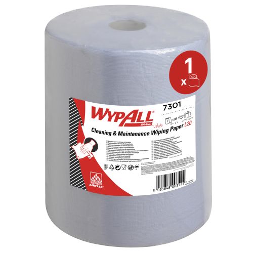 Kimberly-Clark Wypall L20 Wischtücher 38x33 cm 7301 