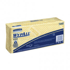 Kimberly-Clark 7443 Wypall X50 Wischtücher gelb