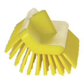 Vikan High-Low-Bürste/Winkelschrubber, 265 mm, medium, gelb