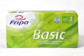 Fripa Toilettenpapier Basic 400 Bl. 2-lag.,