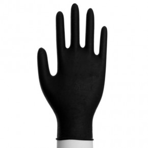 Abena Nitril Classic Sensitiv Handschuh  S, schwarz