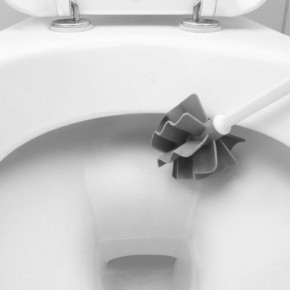 Toilettenbürste LOOWY (weiß/grau)