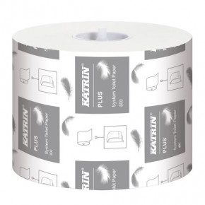Katrin Plus System Toilet 800 Toilettenpapier 2-lag.
