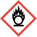 GHS03 - Flamme über einem Kreis - Entzündend (oxidierend) wirkend